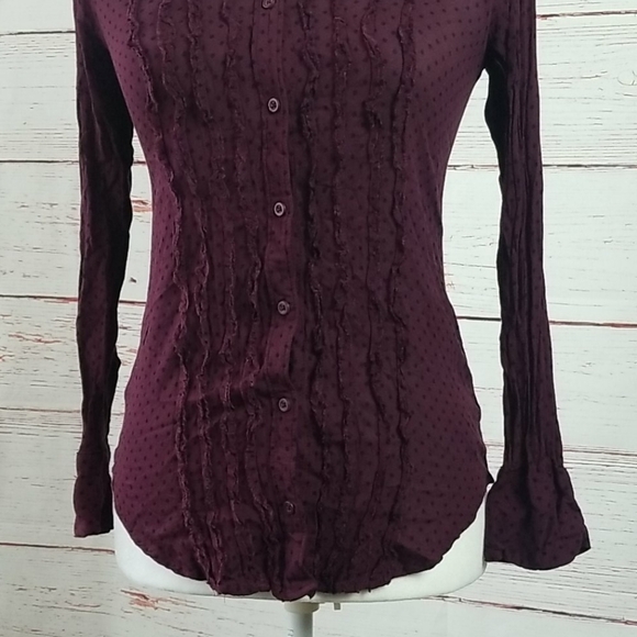 UO // cooperative polka dot ruffle bib top - Picture 6 of 13